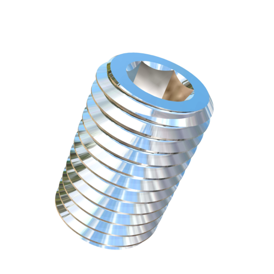 Titanium 3/4-10 X 1-1/4 inch UNC Allied Titanium Set Screw, Socket Drive with Cup Point